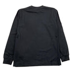 NEVER TOO shirt girocollo tinta unita con logo Nero per Bambino NT2115B NERO NEVER TOO 
