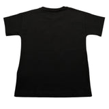 Hinnominate T-Shirt Girocollo Tinta Unita con Stampa per Bambino 3636M00012 NERO HINNOMINATE 