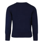 DSQUARED2 maglia tinta unita con stampa e scollo a v Blu per Bambino DQ2600 BLU DSQUARED2 