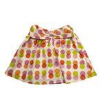 M+E' Gonna Tinta Unita Fantasia A Pois per Bambina UE0823 BIANCO M+E' 