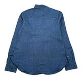 Jeckerson Camicia Manica Lunga Tinta Unita Collo Coreano per Bambino J3897 BLU JECKERSON 