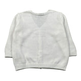 J.O. Milano Cardigan Tinta Unita Scollo A V per Neonato 573Z2 BIANCO J.O. MILANO 