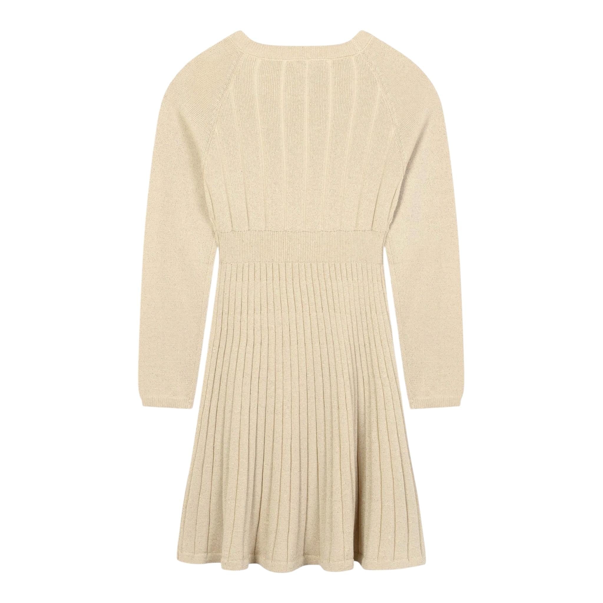 MICHAEL KORS abito manica lunga tinta unita Oro per Bambina R30169 ORO MICHAEL KORS 