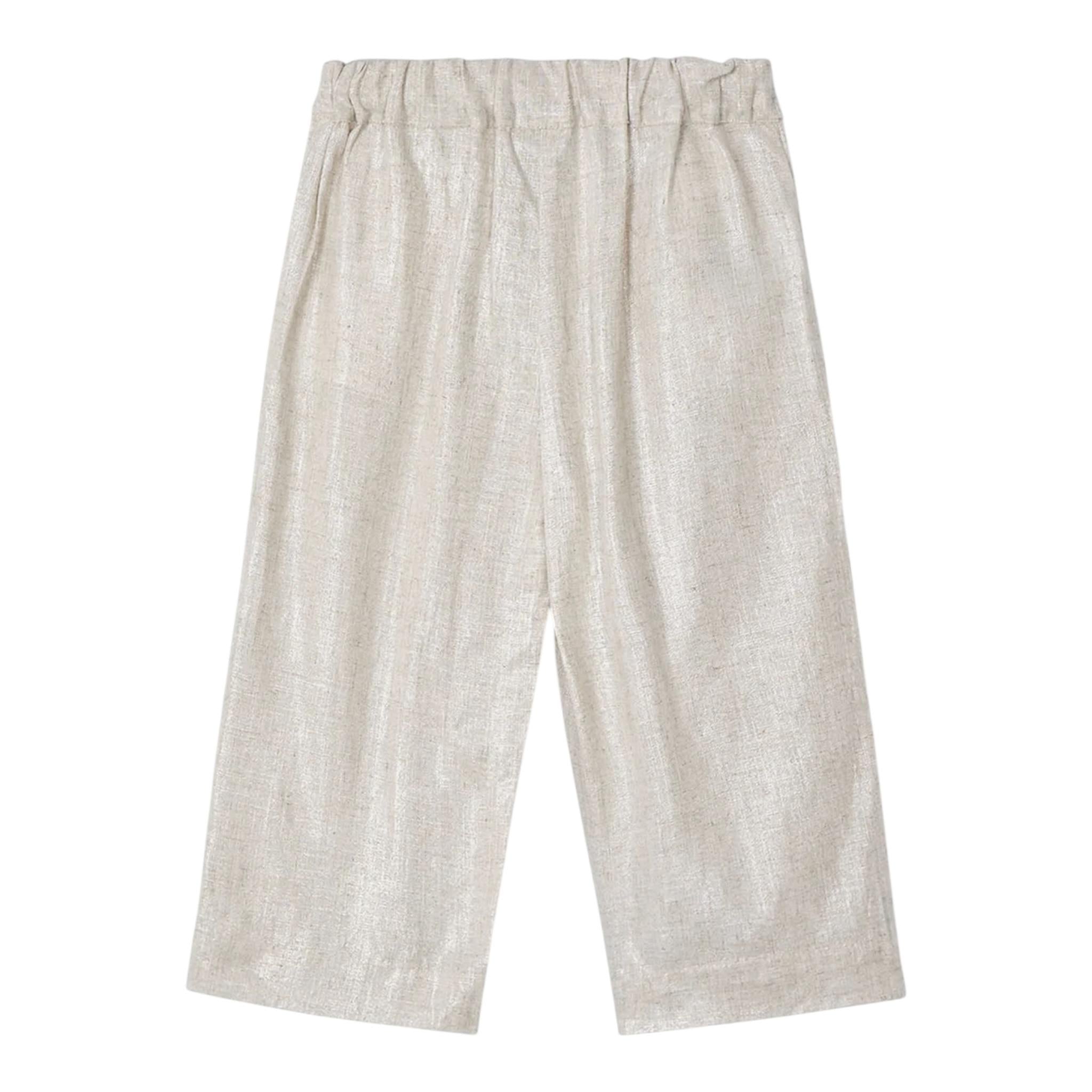 Mayoral Pantalone tinta unita Modello A Palazzo Beige per Bambina 3551X BEIGE MAYORAL 