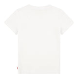 Levi'S T-Shirt Girocollo Tinta Unita con Logo per Bambino 9EA100 BIANCO LEVI'S 