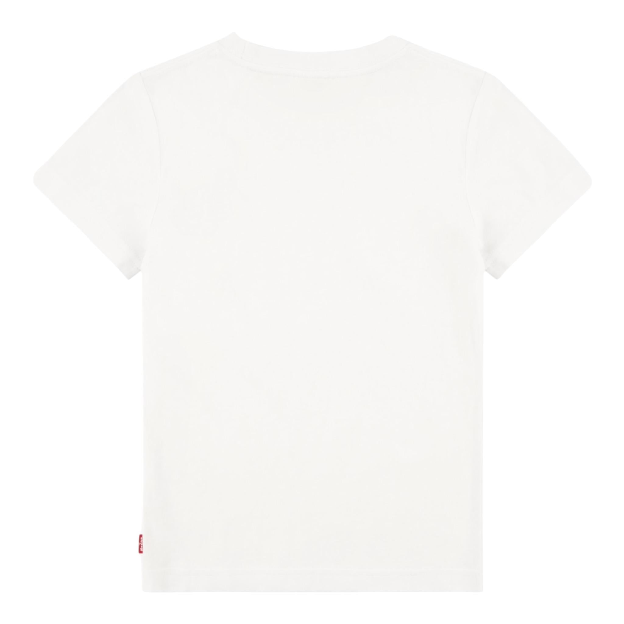 Levi'S T-Shirt Girocollo Tinta Unita con Logo per Bambino 9EA100 BIANCO LEVI'S 
