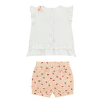 Guess Completo 2 Pezzi T-Shirt-Short per Neonata A5GG01K6YW4 BIANCO GUESS 