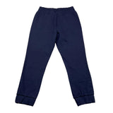 Diadora Pantalone Modello Tuta Tinta Unita con Elastico In Vita Blu per Bambino