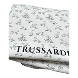 Trussardi Coperta Tinta Unita con Stampe Logo per Neonato TL26004CE BIANCO TRUSSARDI 