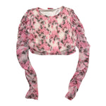 Liu Jo Shirt Tinta Unita con Fantasia per Bambina GA4093 ROSA LIU JO 