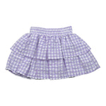 Magil Gonna Bicolore con Fantasia A Quadri per Bambina HN24134 BIANCO/LILLA MAGIL 