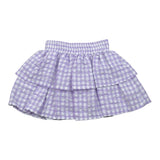 Magil Gonna Bicolore con Fantasia A Quadri per Bambina HN24134 BIANCO/LILLA MAGIL 