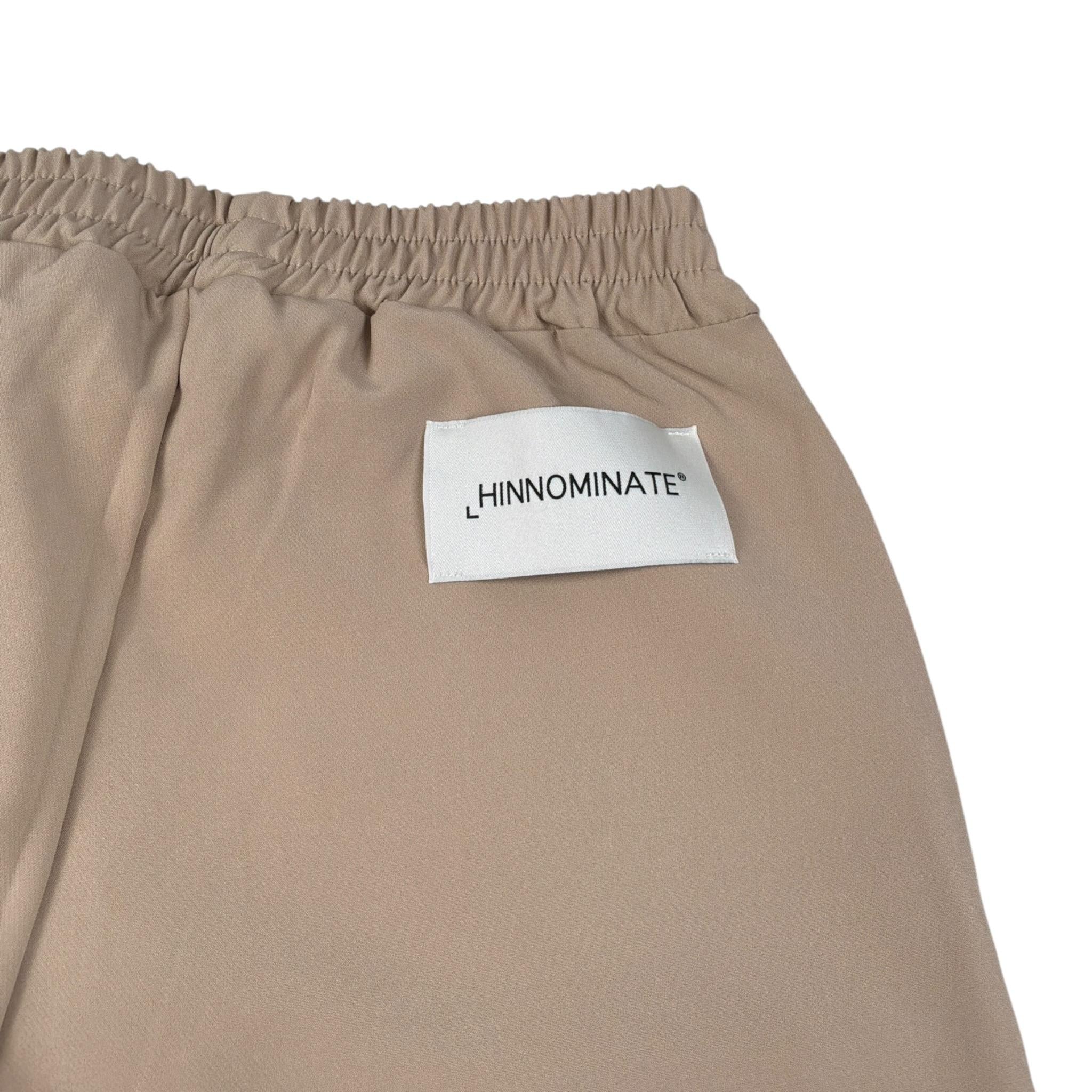 Hinnominate Pantalone tinta unita con Elastico In Vita Beige per Bambina 3641P0283 BEIGE HINNOMINATE 