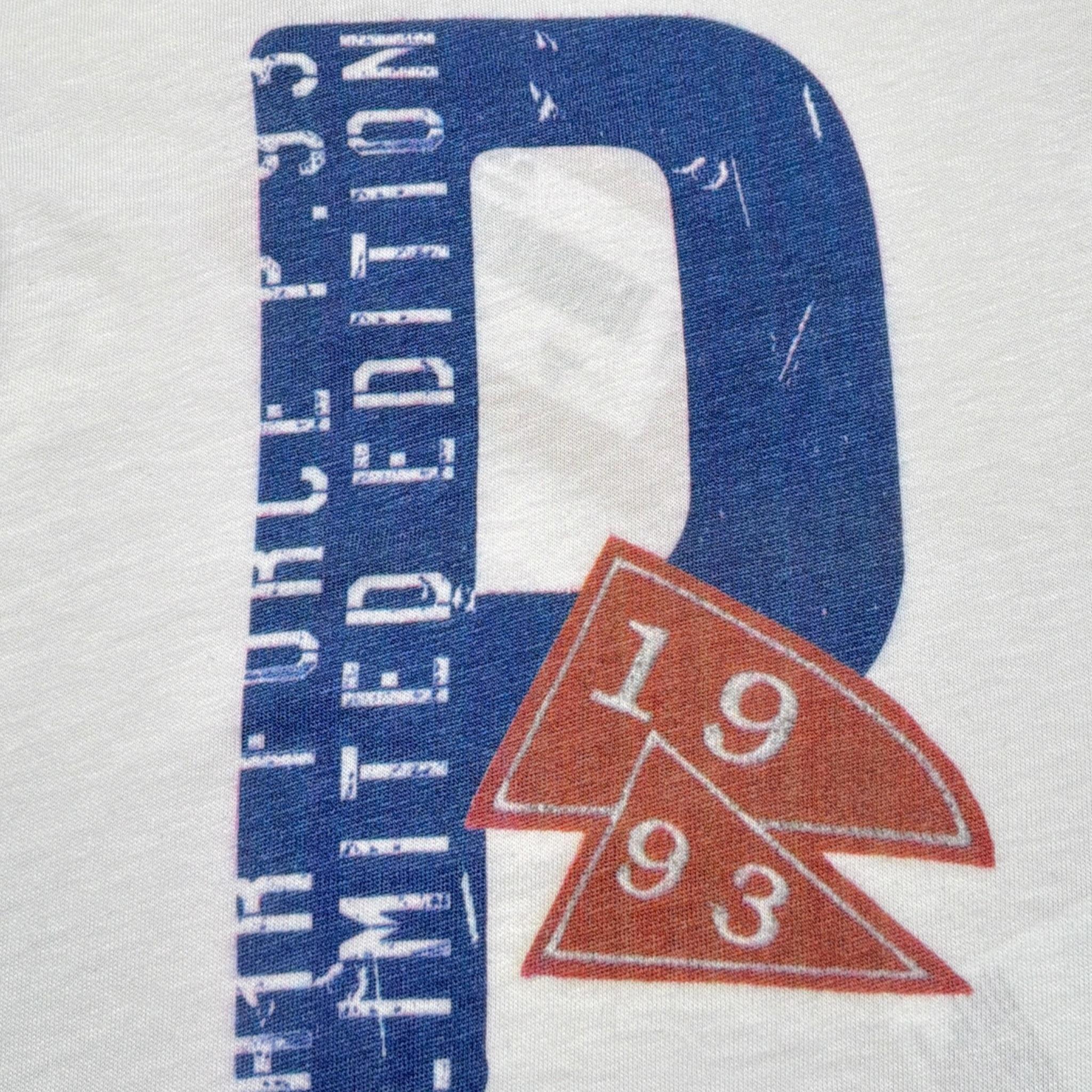 Please T-Shirt Girocollo tinta unita con Stampa Bianco per Neonato MB38030B BIANCO PLEASE 