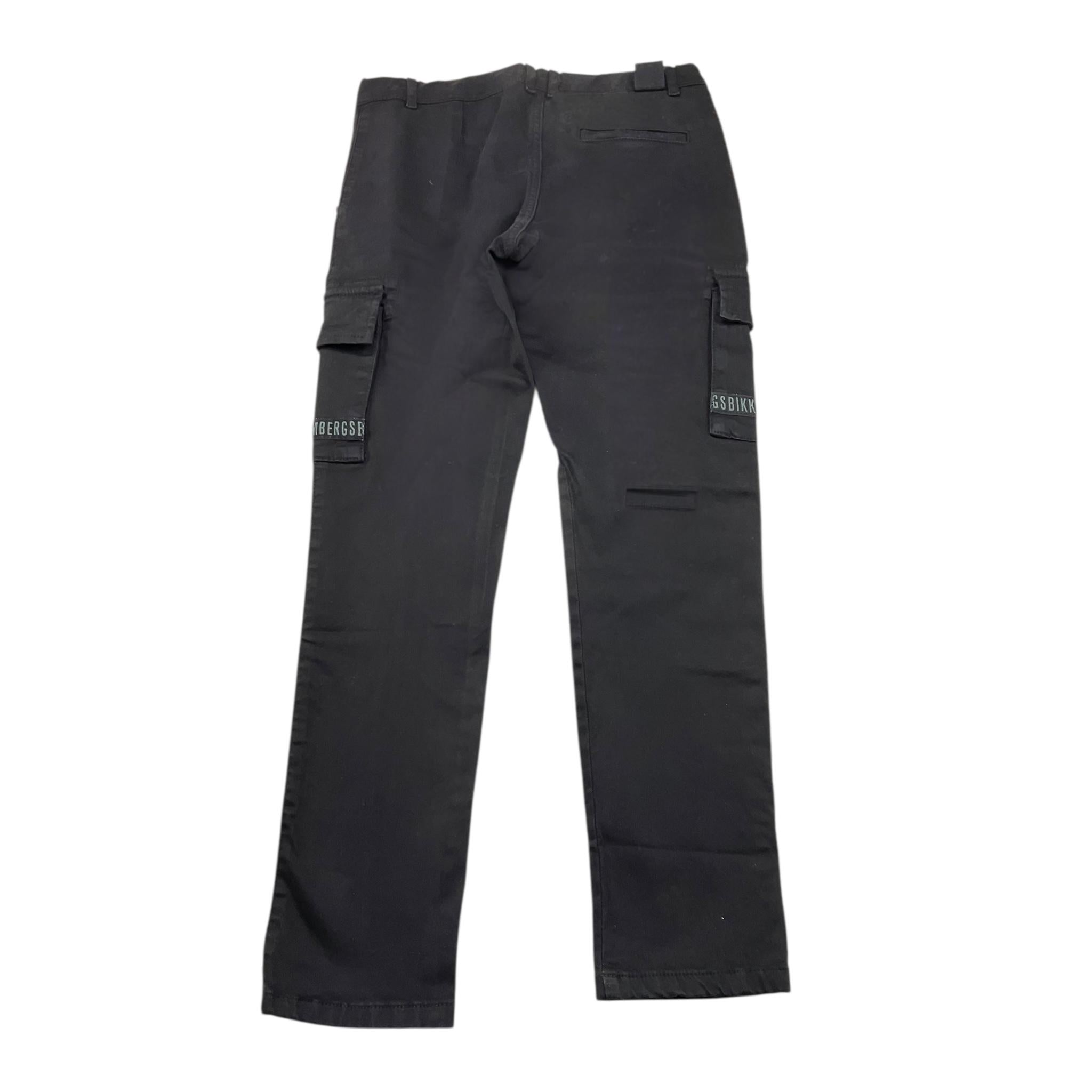 BiKKEMBERGS pantalone tinta unita con girovita regolabile Nero per Bambino BK1858 NERO BiKKEMBERGS 