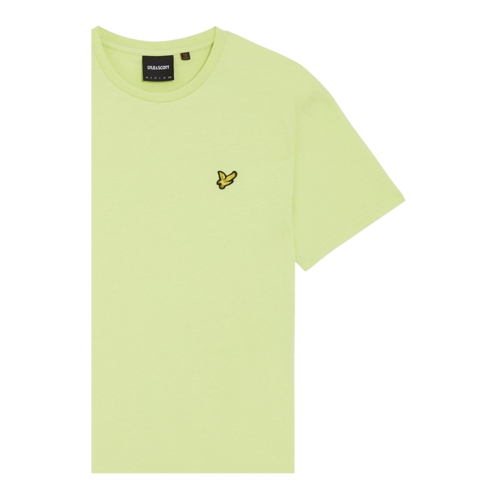 Lyle&Scott T-Shirt Girocollo Tinta Unita con Logo per Bambino TSB2000V VERDE LYLE&SCOTT 