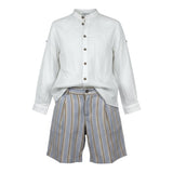 Barcellino Completo 2 Pezzi Camicia-Bermuda per Bambino 120110 BIANCO BARCELLINO 