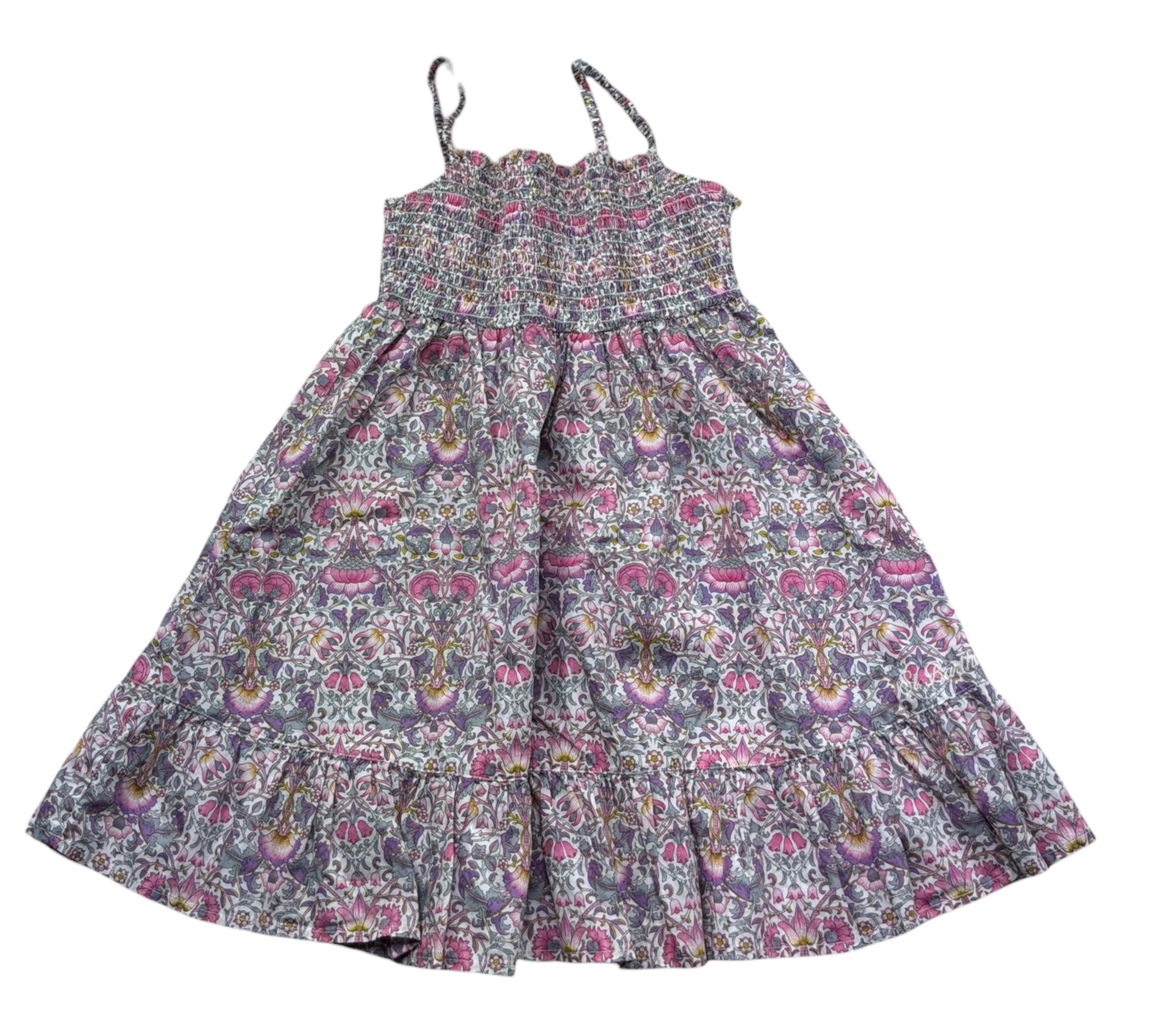 Saint Barth Abito Bretelline Stampa Fantasia Floreale per Bambina MIKI00001 ROSA SAINT BARTH 