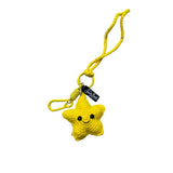 Saint Barth Portachiavi In Paglia con Stella per Bambina 00739L GIALLO SAINT BARTH 