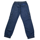 Trussardi Jeans Tinta Unita con Elastico In Vita per Bambino TBP26052PA BLU TRUSSARDI 