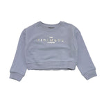 JOHN RICHMOND felpa tinta unita girocollo con stampa Azzurro per Neonata RGA24053FEXXX AZZURRO JOHN RICHMOND 