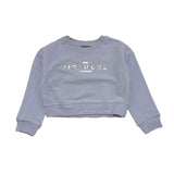 JOHN RICHMOND felpa tinta unita girocollo con stampa Azzurro per Neonata RGA24053FEXXX AZZURRO JOHN RICHMOND 