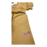 GAELLE completo 2 pezzi felpa-pantalone tinta unita Sabbia per Bambina 2741T00525X SABBIA GAELLE 