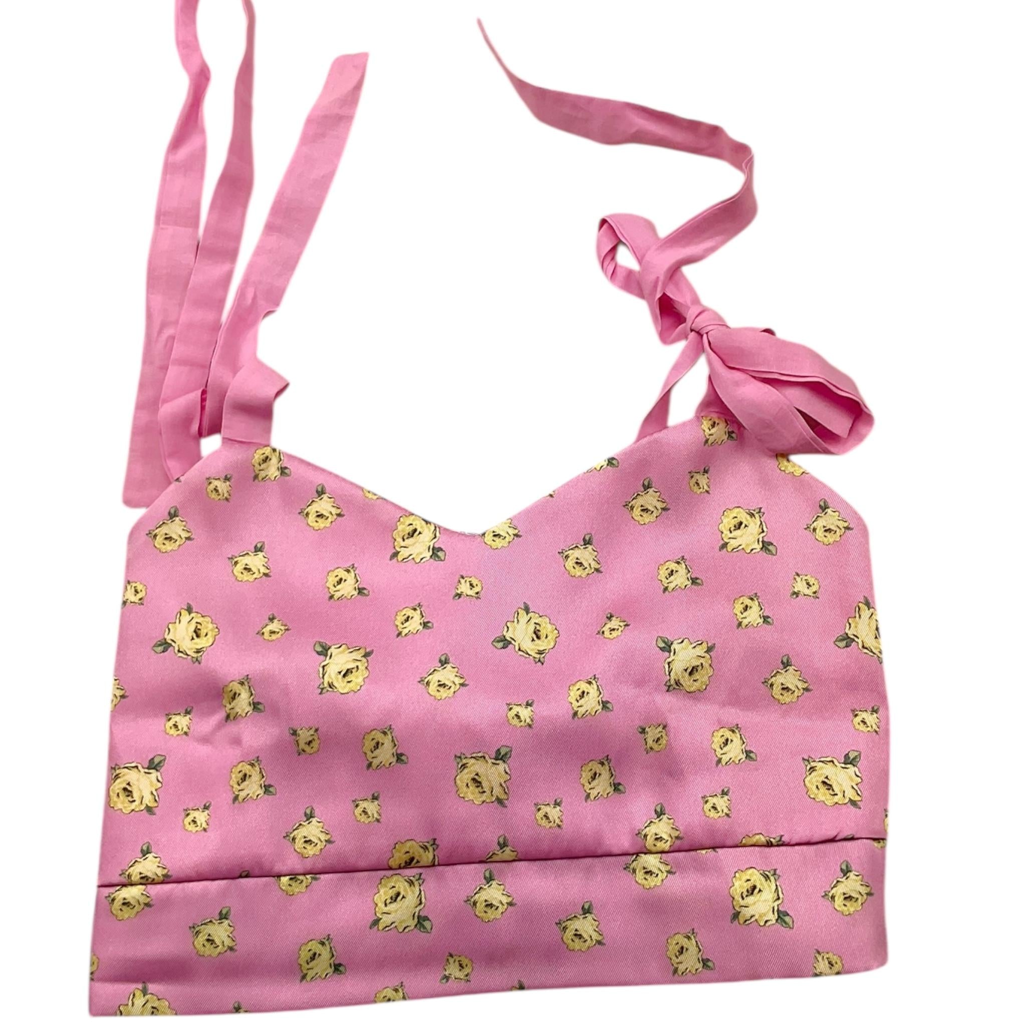 Lu Lu By Miss Grant Top Tinta Unita con Stampa per Bambina LL3665 ROSA LU LU BY MISS GRANT 