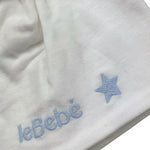 Le Bebe' Cappello Tinta Unita con Stampa per Neonata LBB4899 BIANCO LE BEBE' 