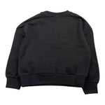 FREDDY felpa tinta unita girocollo con logo Nero per Bambina FR1820 NERO FREDDY 