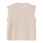 Il Gufo Gilet Tinta Unita In Maglia per Bambina P25GL096M109 BEIGE IL GUFO 
