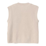Il Gufo Gilet Tinta Unita In Maglia per Bambina P25GL096M109 BEIGE IL GUFO 