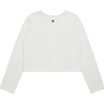 Max&Co. Maglia Girocollo Tinta Unita con Bottoni per Bambina MX0151 PANNA MAX&Co. 