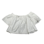 Fun & Fun Top Mezza Manica tinta unita Bianco per Bambina FNJSH11378 BIANCO FUN & FUN 