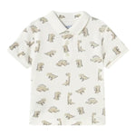 Mayoral Camicia Mezza Manica Fantasia A Righe per Bambino 1112XJ BIANCO MAYORAL 