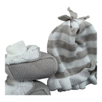 Marlu' Set Cappello-Babbucce per Neonata EF1071 BEIGE MARLU' 