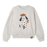 MAYORAL felpa girocollo tinta unita con stampa Beige per Bambina 4479 BEIGE MAYORAL 