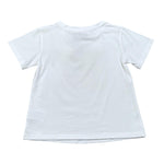 Fun & Fun T-Shirt Tinta Unita Girocollo con Applicazione per Bambina FNCBTS16440 BIANCO FUN & FUN 