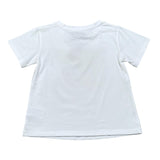 Fun & Fun T-Shirt Tinta Unita Girocollo con Applicazione per Bambina FNCBTS16440 BIANCO FUN & FUN 