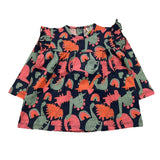 LOSAN abito manica lunga stampa fantasia Blu per Bambina 51033203006012J BLU LOSAN 