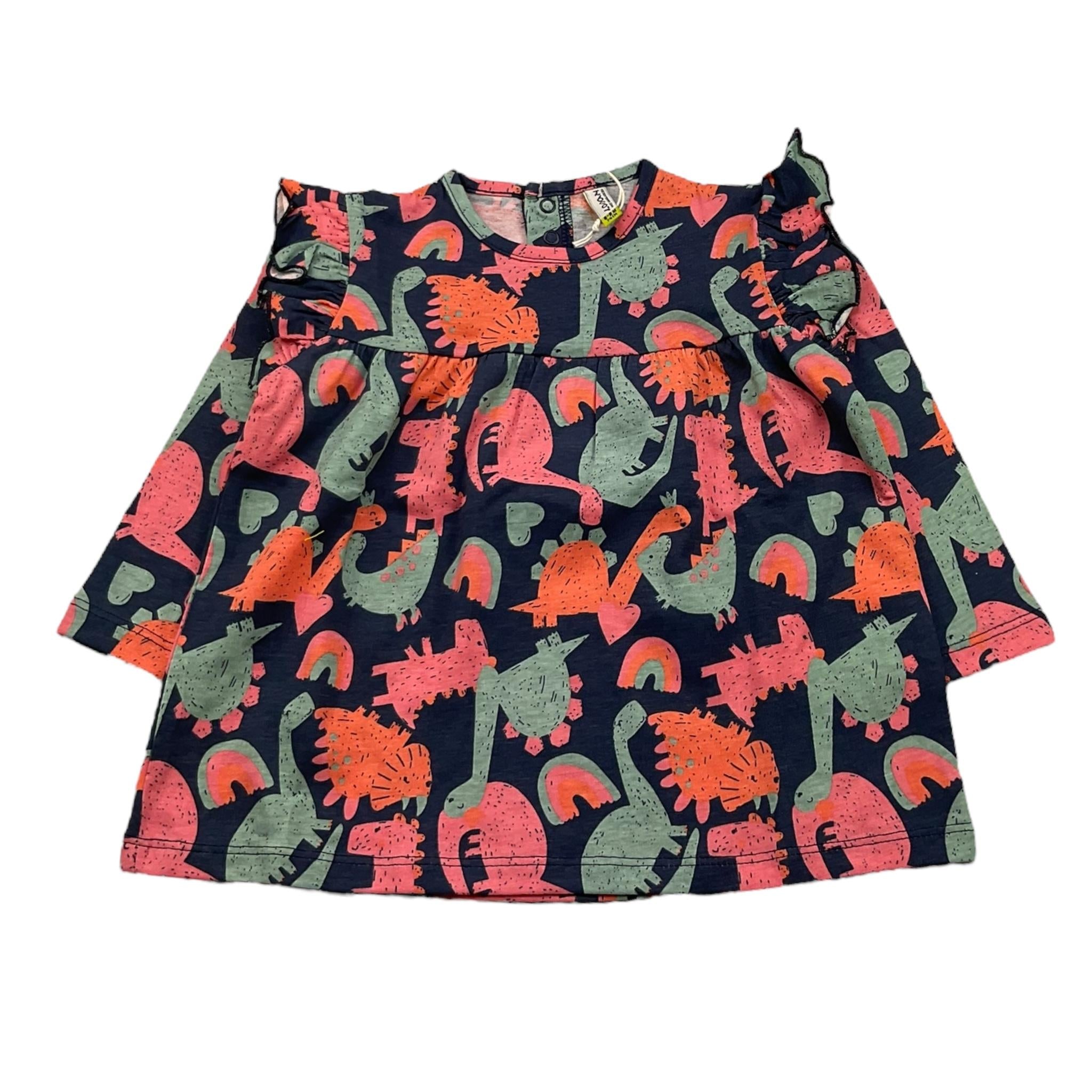 LOSAN abito manica lunga stampa fantasia Blu per Bambina 51033203006012J BLU LOSAN 