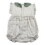 Wedoble Pagliaccetto Mezza Manica Tinta Unita Fantasia Floreale per Neonata V2506705A BIANCO WEDOBLE 