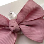 Ninnaoh Fascia Tinta Unita con Fiocco per Neonata E25FA81 BIANCO NINNAOH 