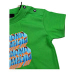John Richmond T-Shirt Girocollo Tinta Unita con Stampa per Neonato RIP26111TS VERDE JOHN RICHMOND 