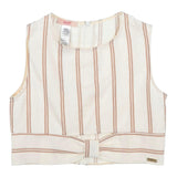 Liu Jo Top Fantasia A Righe Beige Per Bambina