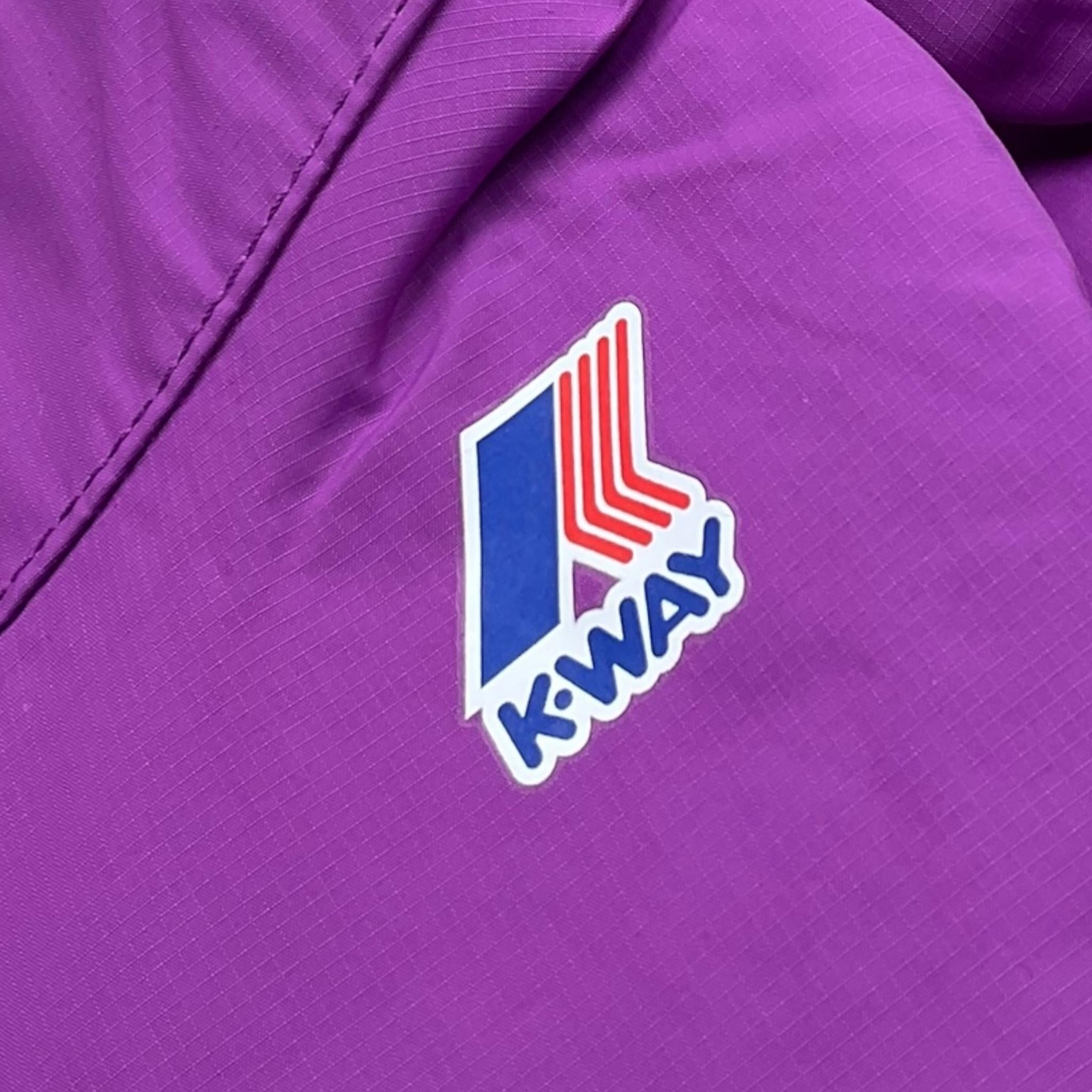 K-Way Giubbino Tinta Unita con Zip E Cappuccio per Neonata K2137XW VIOLA K-WAY 