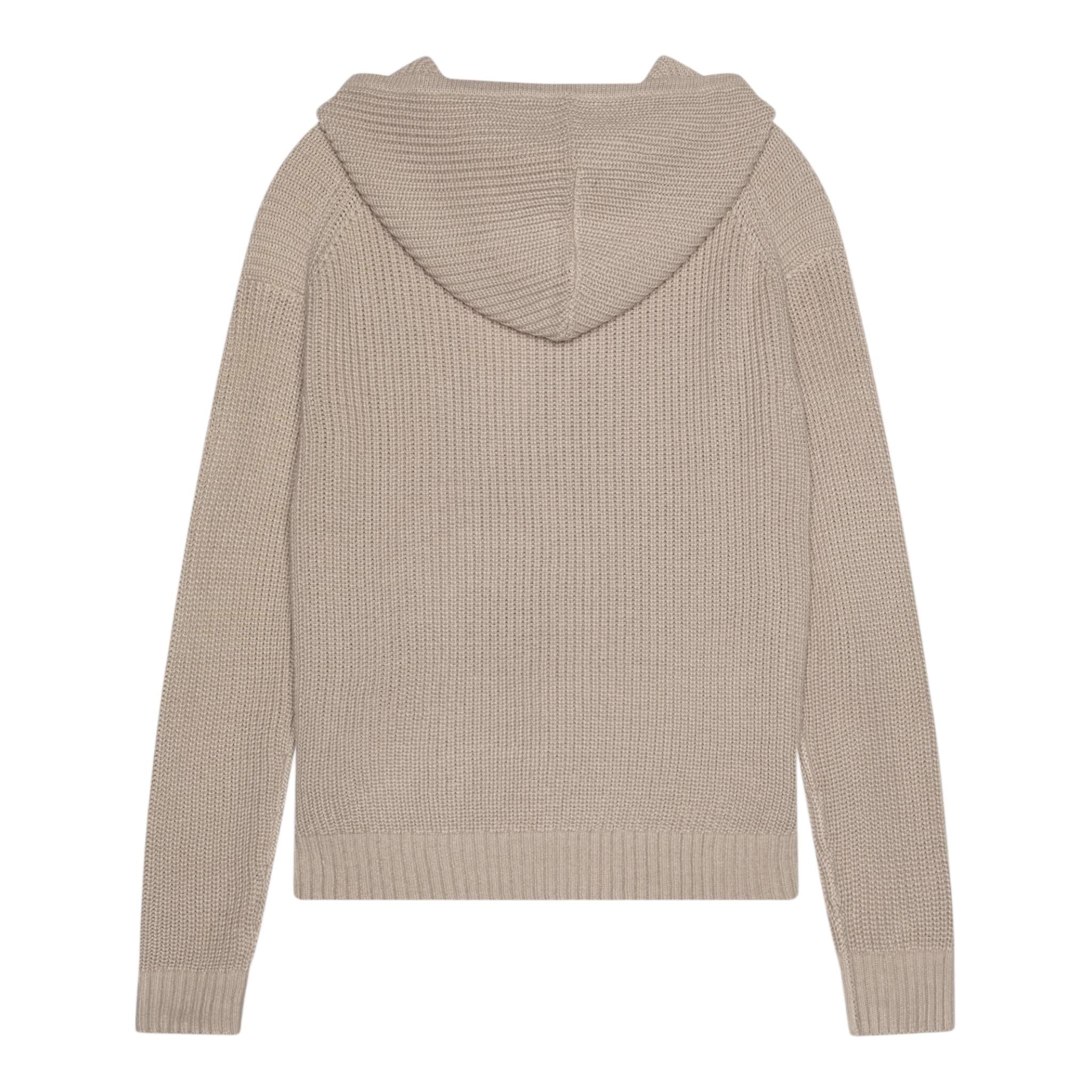 Calvin Klein Maglia Tinta Unita con Cappuccio per Bambino IB0IB02413 BEIGE CALVIN KLEIN 