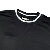 Yes London T-Shirt Girocollo Tinta Unita con Logo per Bambino JR2130X NERO YES LONDON 