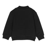 DSQUARED2 felpa con zip tinta unita stampa logo Nero per Bambino DQ1797J NERO DSQUARED2 