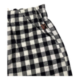 Carre'Ment Beau Short Fantasia Quadretti Bicolore Bianco/Nero per Bambina